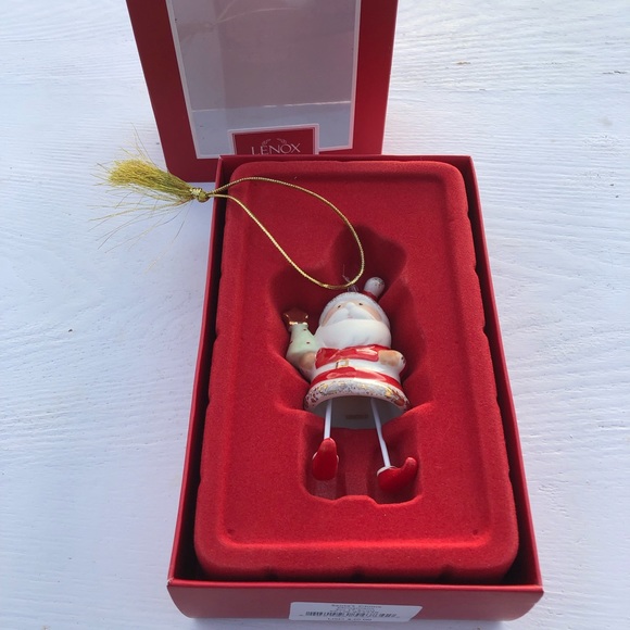 Lenox Santa’s Chime Ornament Original Box - Picture 5 of 8